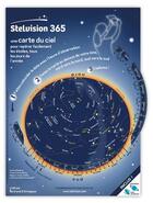 Couverture du livre « Stelvision 365 ; une carte du ciel pour repérer facilement les étoiles, tous les jours de l'année (8e édition) » de Bertrand D'Armagnac aux éditions Stelvision
