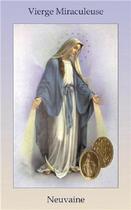 Couverture du livre « Vierge miraculeuse ; neuvaine » de  aux éditions Prouvost