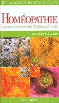 Couverture du livre « Homeopathie » de Andrew Lockie aux éditions Hachette Pratique