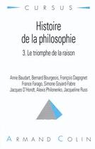 Couverture du livre « Histoire de la philosophie » de Anne Baudart aux éditions Armand Colin