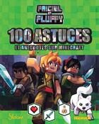 Couverture du livre « Frigiel et Fluffy ; 100 astuces et anecdotes sur Minecraft ; fond vert clair » de Collectif aux éditions Hemma