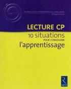 Couverture du livre « Les bons gestes professionnels de l'enseignant ; lecture CP ; 10 situations pour consolider l'apprentissage » de G. D' Enfert aux éditions Retz