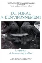 Couverture du livre « Du rural à l'environnement » de  aux éditions L'harmattan