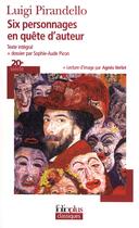 Couverture du livre « Six personnages en quête d'auteur » de Luigi Pirandello aux éditions Folio