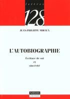 Couverture du livre « L'Autobiographie » de Jean-Philippe Miraux aux éditions Nathan