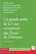 Couverture du livre « Grands arrets de la cour europeenne des droits de l'homme (2e ed) (les) » de Frederic Sudre aux éditions Puf