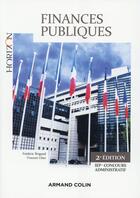 Couverture du livre « Finances publiques (2e édition) » de Frederic Brigaud et Vincent Uher aux éditions Armand Colin