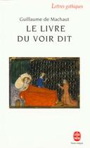 Couverture du livre « Le livre du voir dit » de Guillaume De Machaut aux éditions Le Livre De Poche