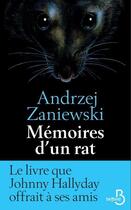 Couverture du livre « Mémoires d'un rat » de Zaniewski Andrzej aux éditions Belfond