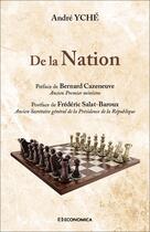 Couverture du livre « De la Nation » de Yche/Cazeneuve aux éditions Economica