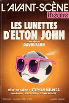 Couverture du livre « Les lunettes d'elton john » de Farr David aux éditions Avant-scene Theatre