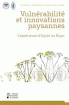 Couverture du livre « Vulnerabilite et inovations paysanes » de Wautelet aux éditions Pu De Louvain