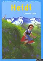 Couverture du livre « Heidi » de Johanna Spyri aux éditions Nathan