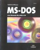 Couverture du livre « Ms-dos - sous windows 98, 2000 et xp » de Virga aux éditions Eyrolles