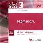 Couverture du livre « Droit social (édition 2016/2017) » de Dominique Grandguillot aux éditions Gualino