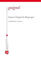 Couverture du livre « Cyrano-Guignol de Bergerac » de Joseph Des Verrieres et Lucien Sachoix aux éditions L'escalier