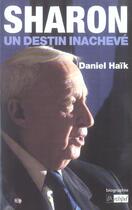 Couverture du livre « Sharon, un destin inacheve » de Daniel Haik aux éditions Archipel