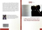 Couverture du livre « L'efficacite de l'action de la cour penale internationale » de Mwanamolo Antoine aux éditions Editions Universitaires Europeennes
