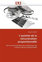 Couverture du livre « L'assiette de la remuneration proportionnelle » de Danet-B aux éditions Editions Universitaires Europeennes