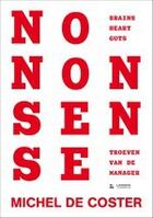Couverture du livre « No-nonsense » de Michel De Coster aux éditions Uitgeverij Lannoo