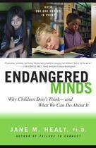 Couverture du livre « Endangered Minds » de Healy Jane M aux éditions Simon & Schuster