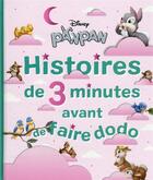 Couverture du livre « Histoires de 3 minutes avant de faire dodo : Panpan » de Disney aux éditions Disney Hachette