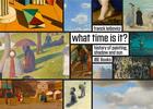 Couverture du livre « What time is it ? a story of painting, shadow and sun » de Franck Leibovici aux éditions Jbe Books