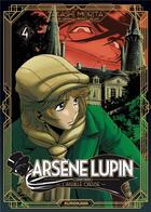 Couverture du livre « Arsène Lupin l'aventurier Tome 4 : l'aiguille creuse » de Takashi Morita aux éditions Kurokawa