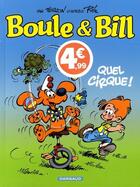 Couverture du livre « Boule & Bill Tome 29 : quel cirque ! » de Laurent Verron aux éditions Dargaud