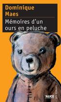 Couverture du livre « Mémoires d'un ours en peluche » de Dominique Maes aux éditions Alice Jeunesse