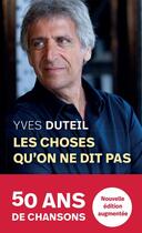 Couverture du livre « Les choses qu'on ne dit pas » de Yves Duteil aux éditions Archipoche