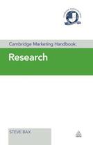 Couverture du livre « Cambridge Marketing Handbook: Research » de Bax Steve aux éditions Kogan Page Digital