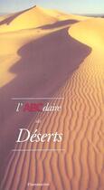 Couverture du livre « L'abcdaire des deserts » de Jean-Loic Le Quellec aux éditions Flammarion