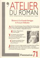 Couverture du livre « REVUE L'ATELIER DU ROMAN N.71 » de Revue L'Atelier Du Roman aux éditions Flammarion