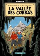 Couverture du livre « La vallée des cobras » de Herge aux éditions Casterman