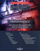 Couverture du livre « Transparence de la vie politique » de  aux éditions Dalloz