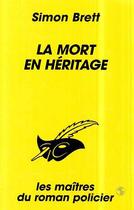 Couverture du livre « La mort en héritage » de Simon Brett aux éditions Editions Du Masque