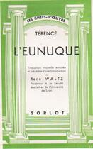 Couverture du livre « L'eunuque » de Terence aux éditions Nel