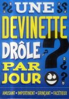 Couverture du livre « Une devinette drôle par jour (édition 2015) » de  aux éditions Hugo Image