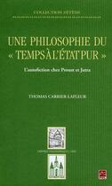 Couverture du livre « Une philosophie du 