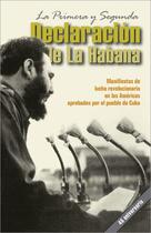 Couverture du livre « Primera y segunda declaración de la Havana : manifiestos aprobados por el pueblo de Cuba » de Castro et Fidel aux éditions Pathfinder