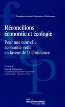 Couverture du livre « Vers une croissance durable : économie verte et performance » de  aux éditions Documentation Francaise