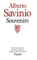 Couverture du livre « Souvenirs » de Savinio-A aux éditions Fayard