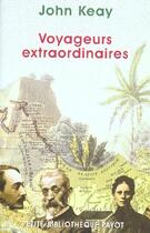 Couverture du livre « Voyageurs extraordinaires-1ere ed » de John Keay aux éditions Rivages