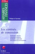 Couverture du livre « Les contrats de concession » de Philippe Le Tourneau aux éditions Lexisnexis