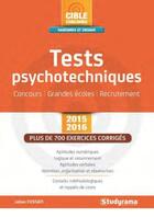 Couverture du livre « Tests psychotechniques (4e édition) » de Julien Fossati aux éditions Studyrama
