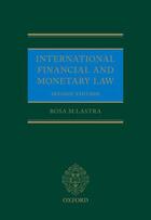 Couverture du livre « International Financial and Monetary Law » de Lastra Rosa aux éditions Oup Oxford