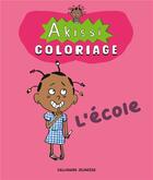 Couverture du livre « AKISSI Coloriage - L'École export » de Marguerite Abouet aux éditions Gallimard-jeunesse
