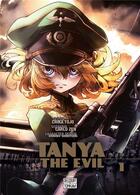 Couverture du livre « Tanya the evil Tome 1 » de Carlo Zen et Chika Tojo et Shinobu Shinotsuki aux éditions Delcourt
