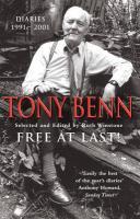 Couverture du livre « Free At Last » de Benn Tony aux éditions Random House Digital